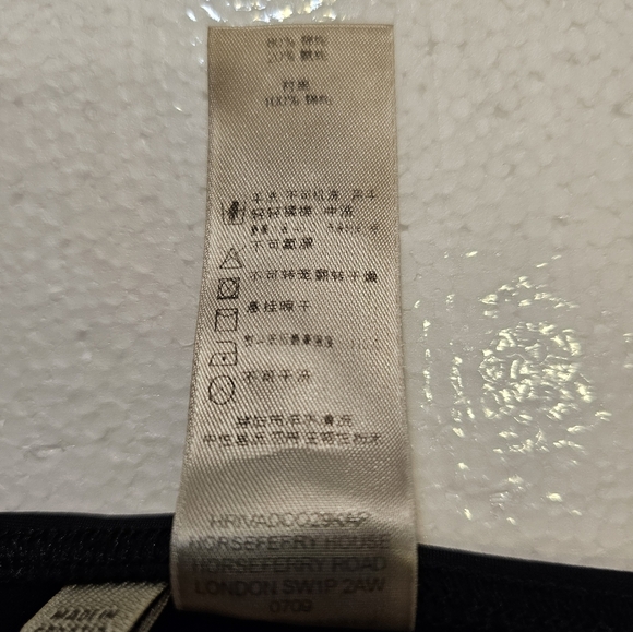 BURBERRY BURBERRY BLACK BATHING SUIT TOP S  WITH PLAID - Picture 5 of 7